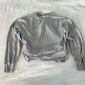 Athleta Yoga Tie Back Sweatshirt